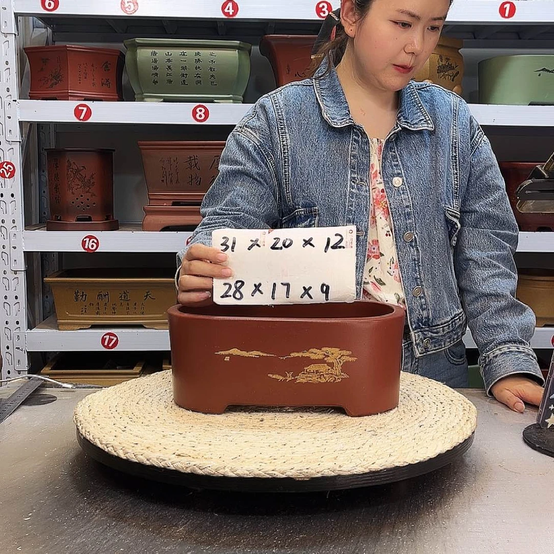 紫砂花盆紫砂花盆