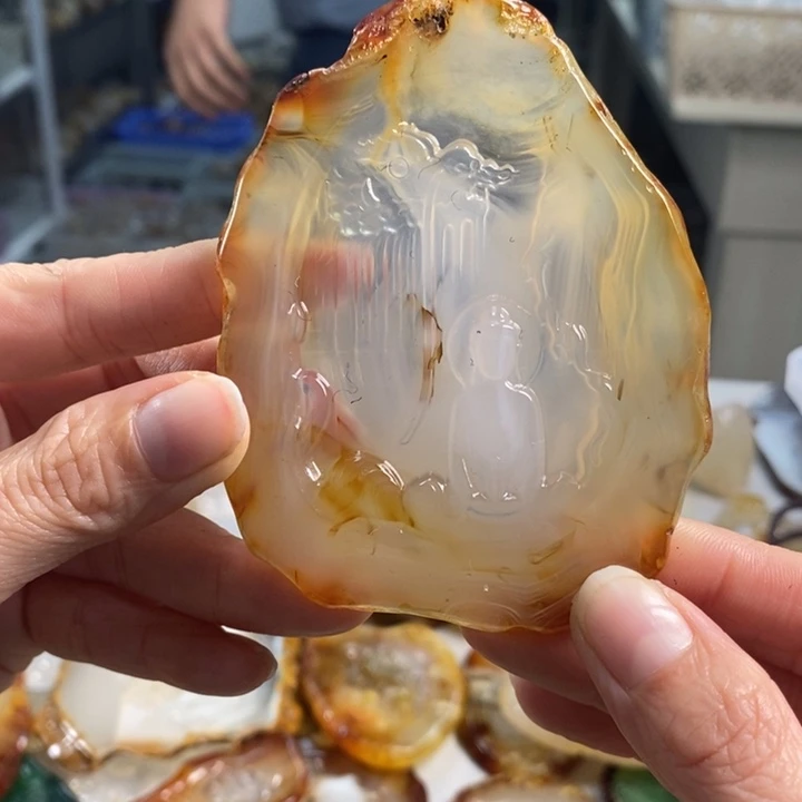 玛瑙/玉髓吊坠(不含链)未镶嵌
