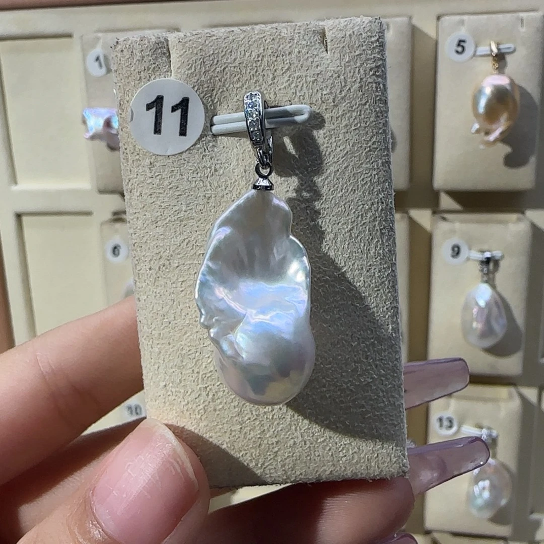 合金颈饰淡水珍珠