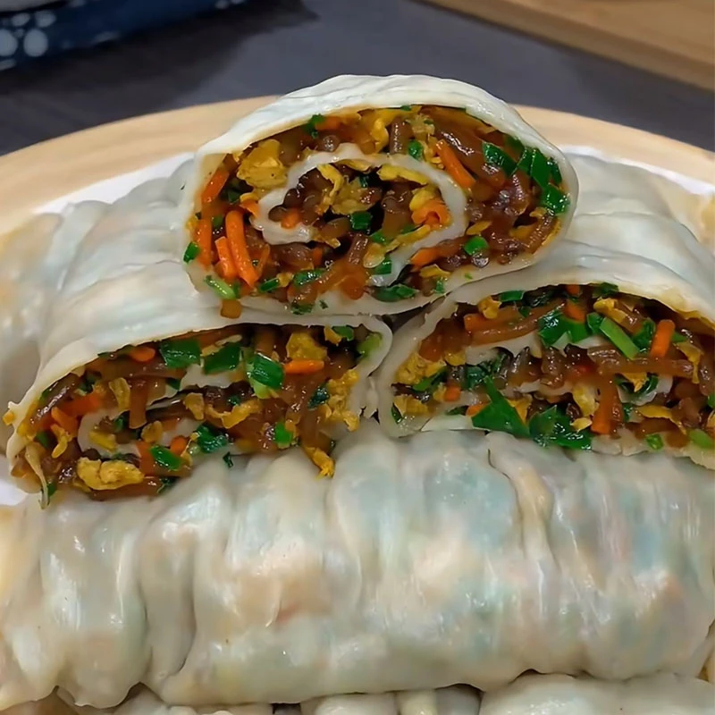 【顺丰冷链】河南菜龙菜蟒手工速食水晶薄皮包子早餐韭菜粉丝馅饼