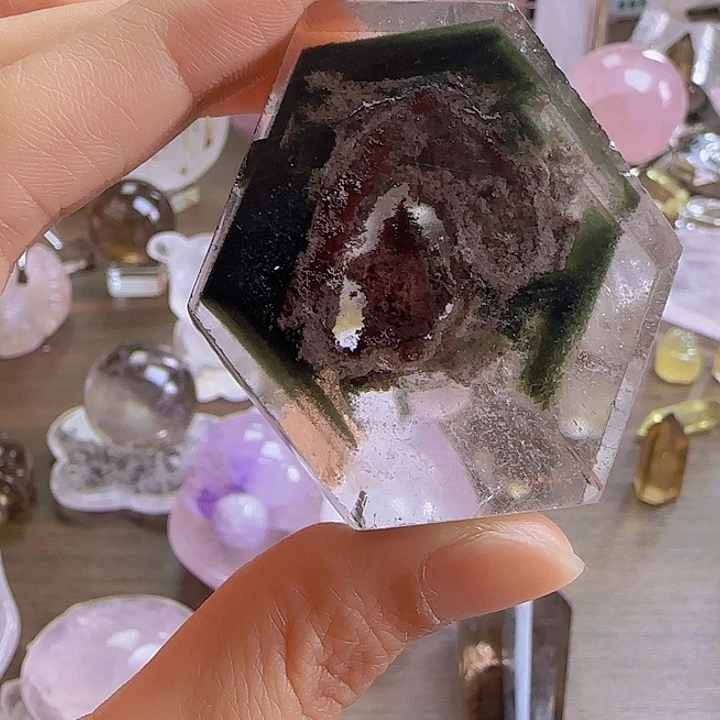 唐***溟紫晶珠宝半成品未镶嵌