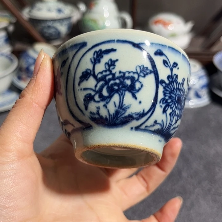 杯景德镇青花主人杯