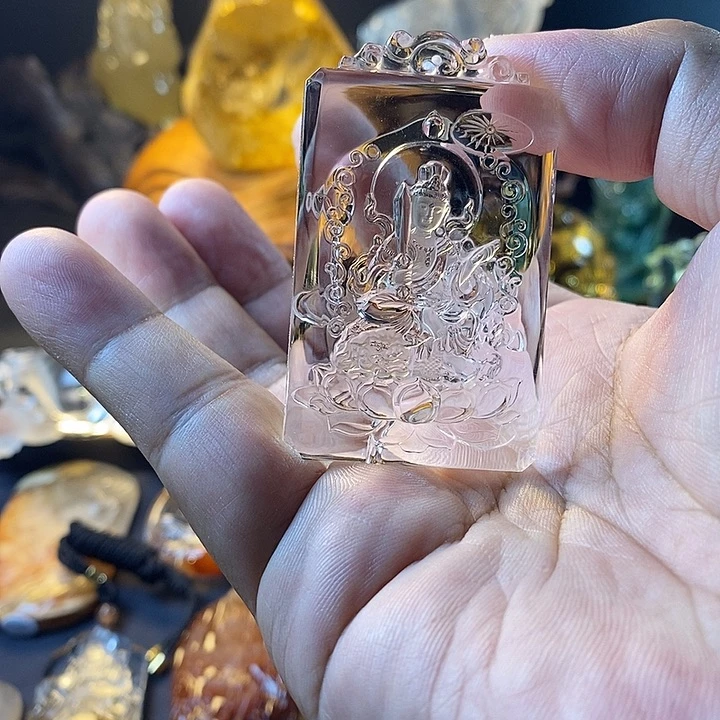 未镶嵌颈饰水晶 文殊