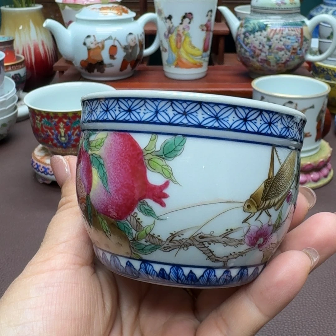 瓷片景德镇仿古手工制作精品展示