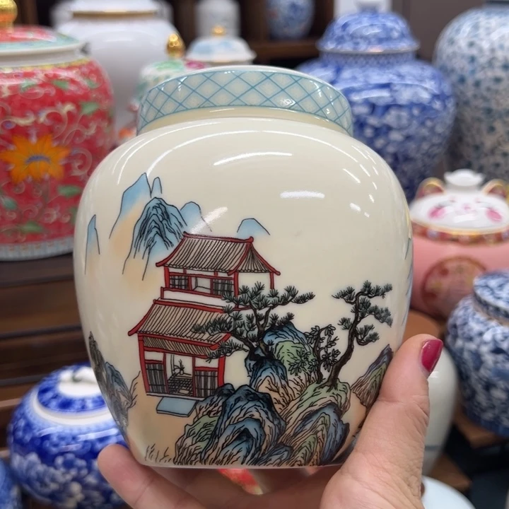 瓷片茶叶罐茶叶罐