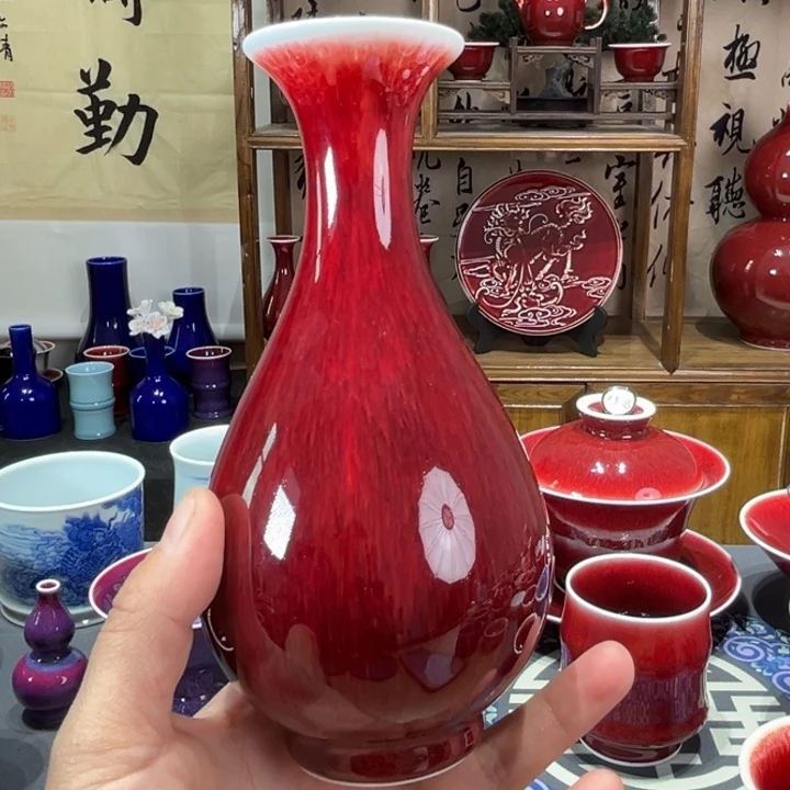 志***诚景德镇陶瓷柴窑玉壶春