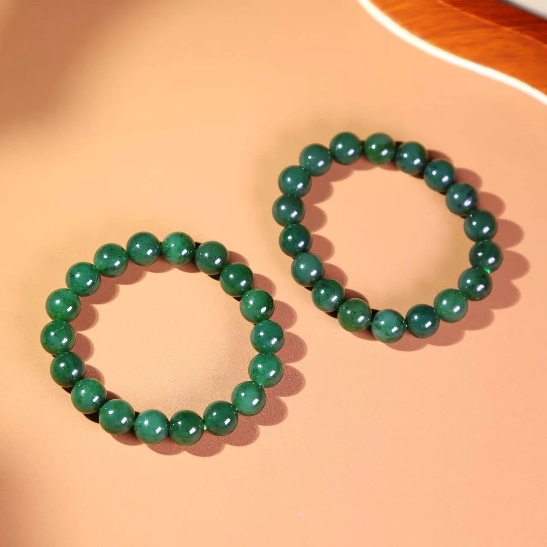 AA和田玉碧玉菠菜绿卡10 多样性发货拍一单发一个