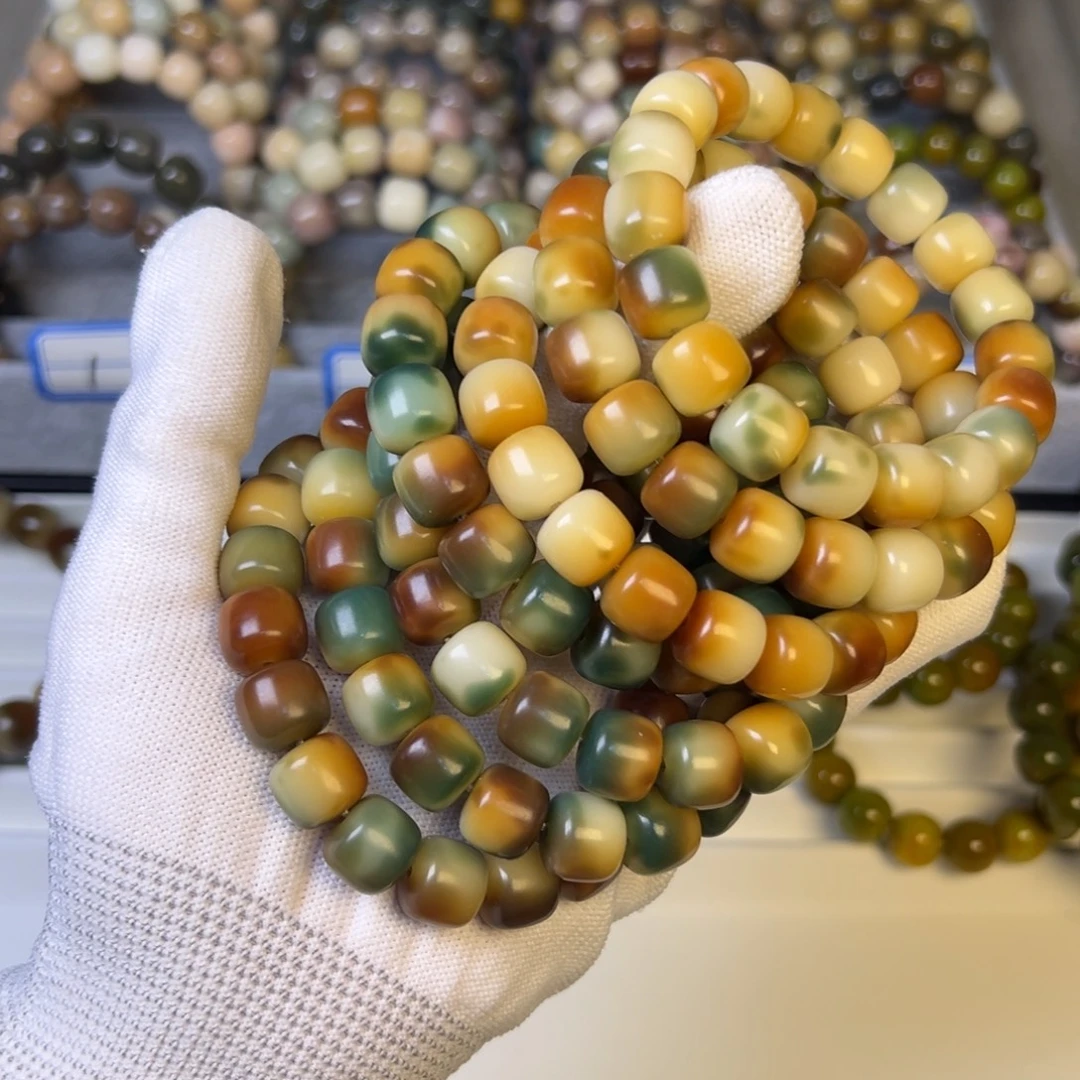 菩提根/象牙果手串将军行正桶卡12  随机发