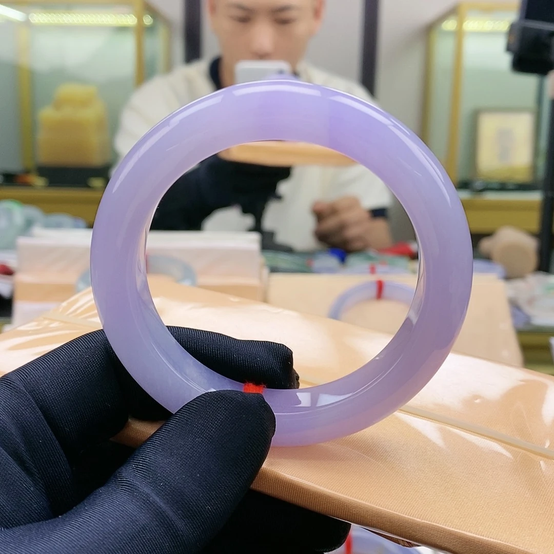 【闪购商品】未镶嵌手镯翡翠琉****梦满紫