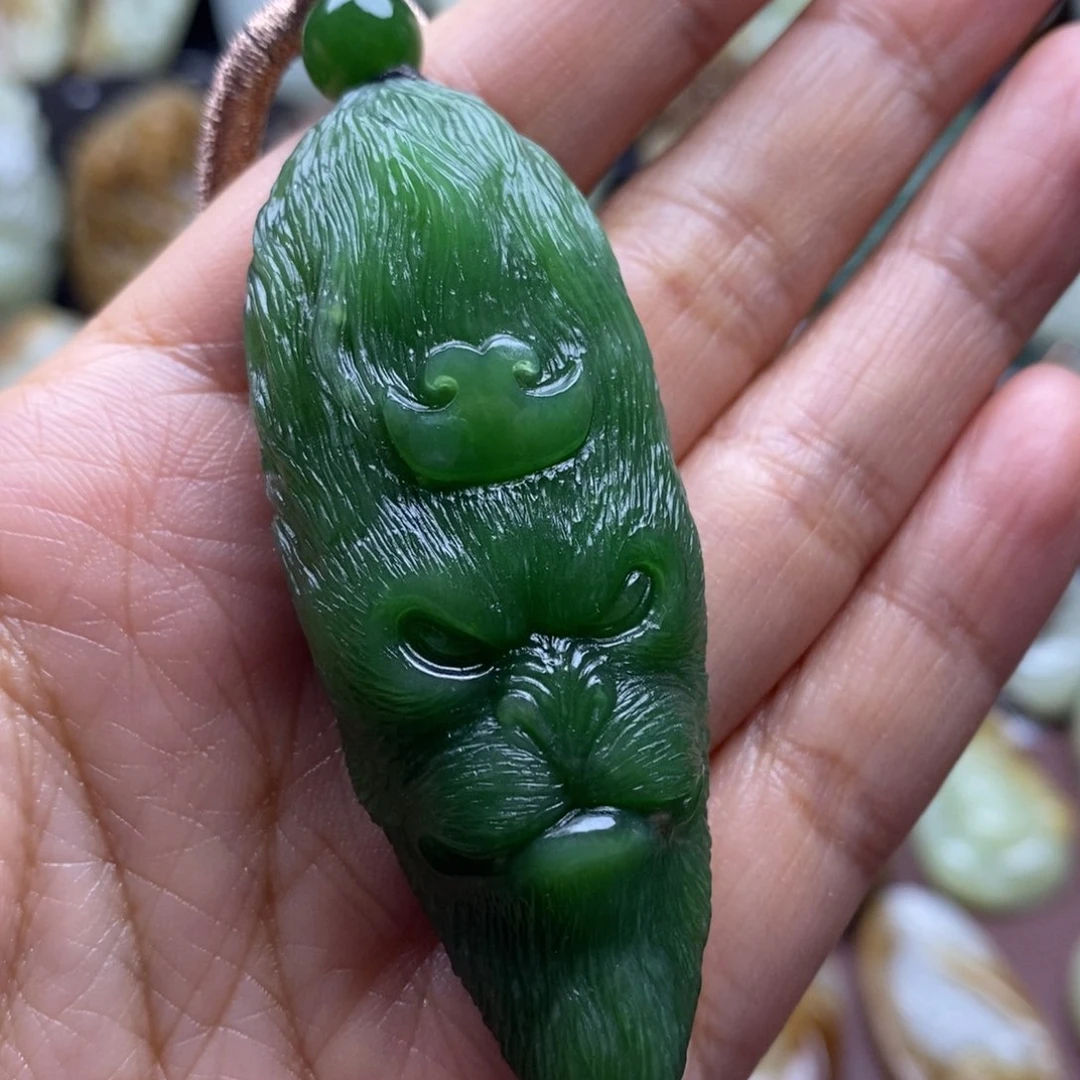 吊坠(不含链)未镶嵌和田玉（糖玉）