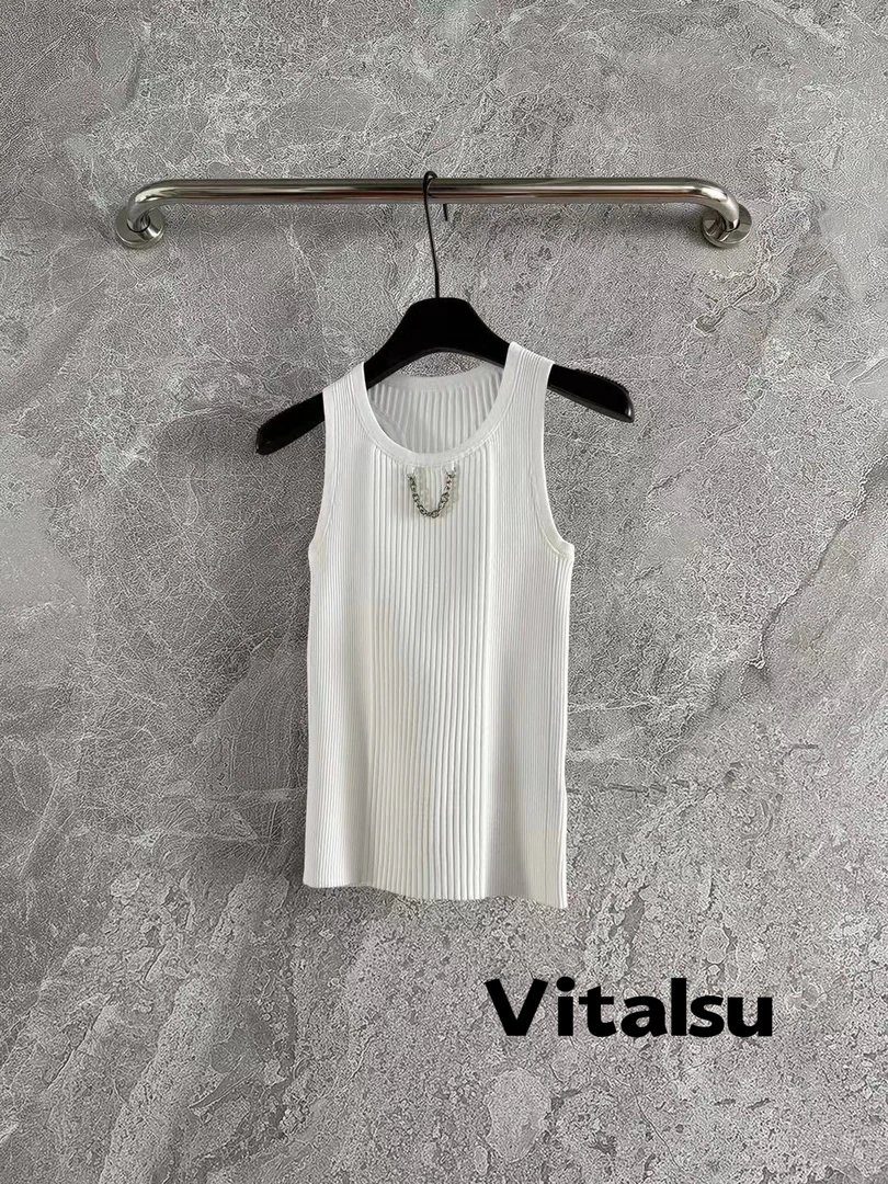 Vitalsu 质感链条气质背心