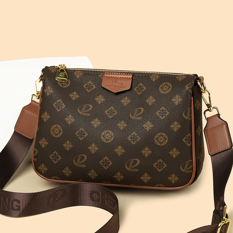 车载王新款多口袋大容量单肩斜挎复古文艺风潮流女士包包