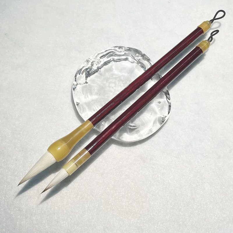 【云梦 螺子黛】出峰4 3兼毫毛笔 隶书寸楷唐楷小行书 对联毛笔套装