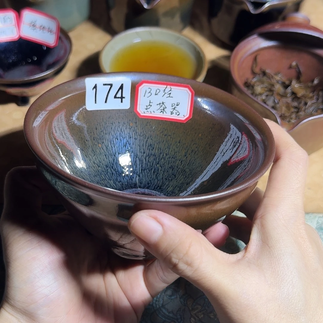 茶盏174点茶器13口径罗莉柴烧手工主人杯