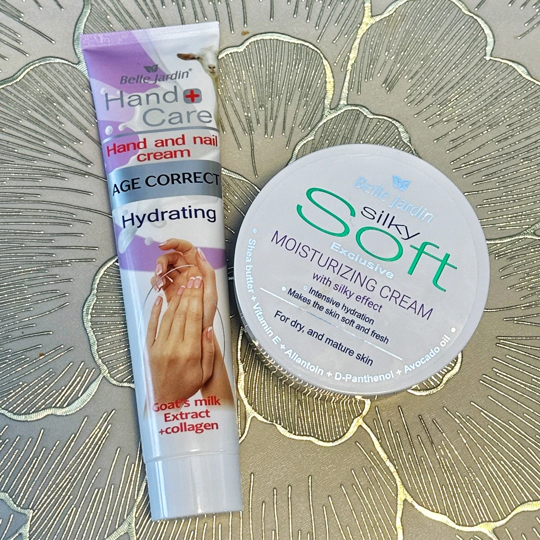 波兰进口佰丽查顿牌保湿面霜保湿霜滋润+羊奶保湿护手霜（两件）