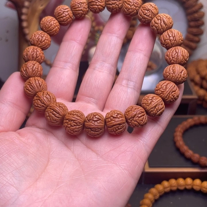 及***@吊坠桃核龙文桃核