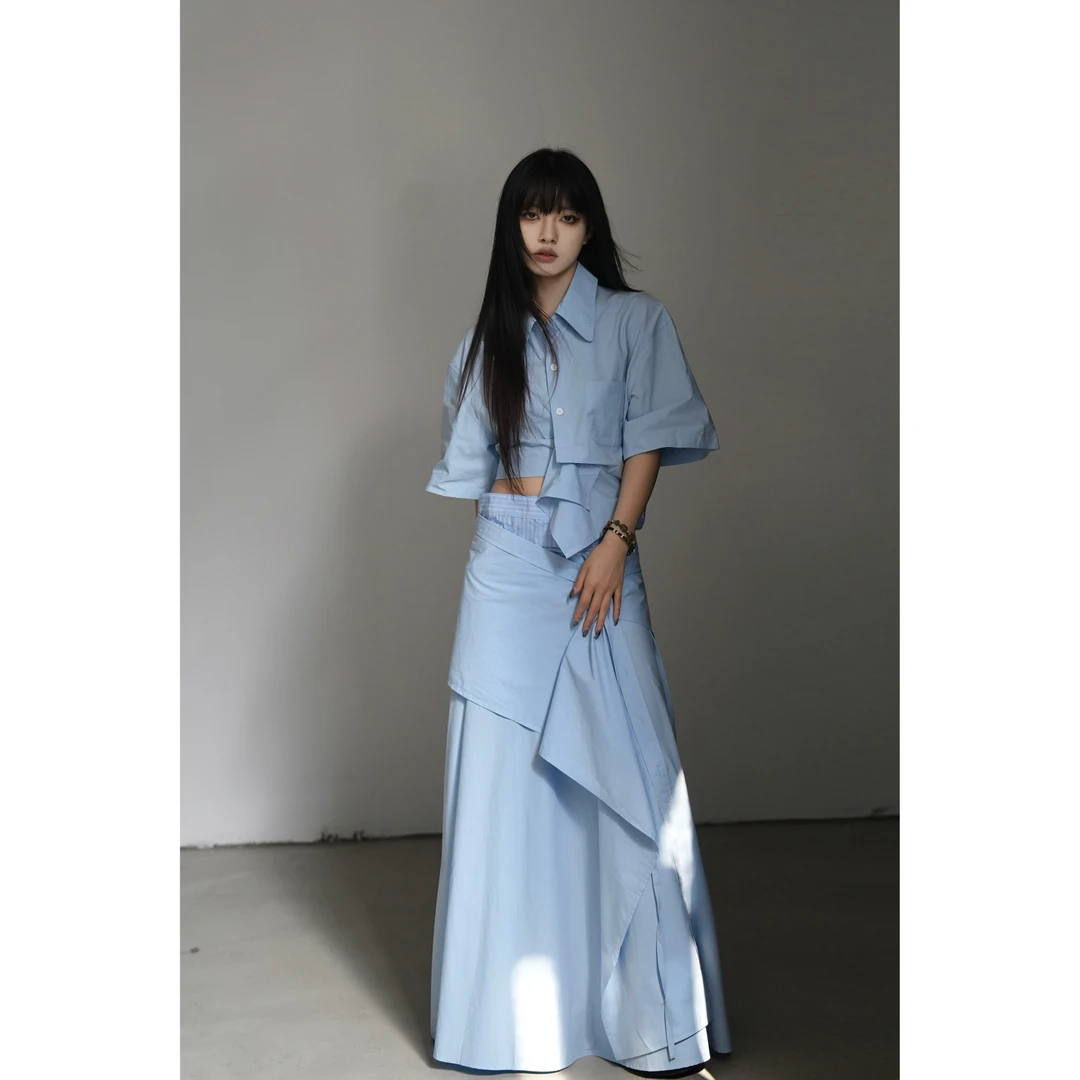 呆毛DM.FACTORY【私家热恋】春夏新款简约高级洋气衣服女DMX3669