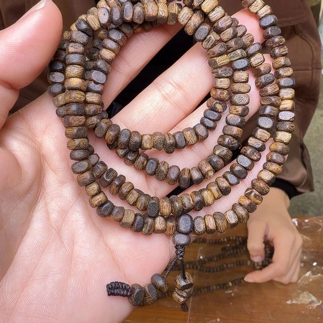 沉香手串海南莺歌绿奇楠张勺子方糖珠多样性发其一