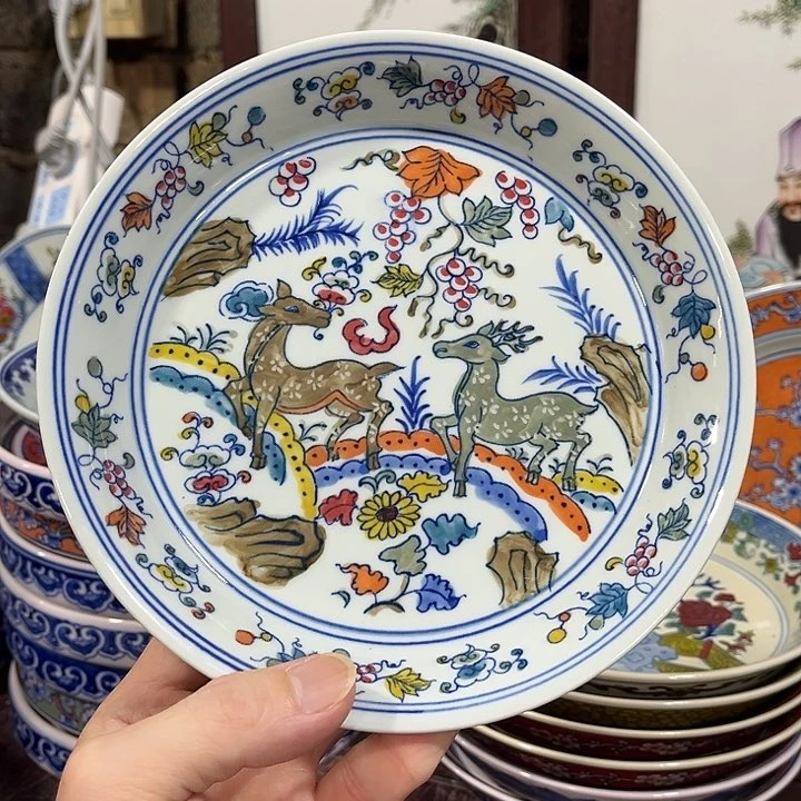 摆件////////直径19厘米。绿。