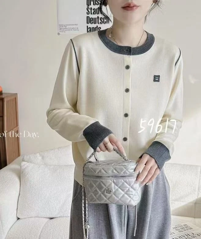 苗子/女装推荐开衫款毛针织衫刺绣薄款针织开衫百搭女装针织衫