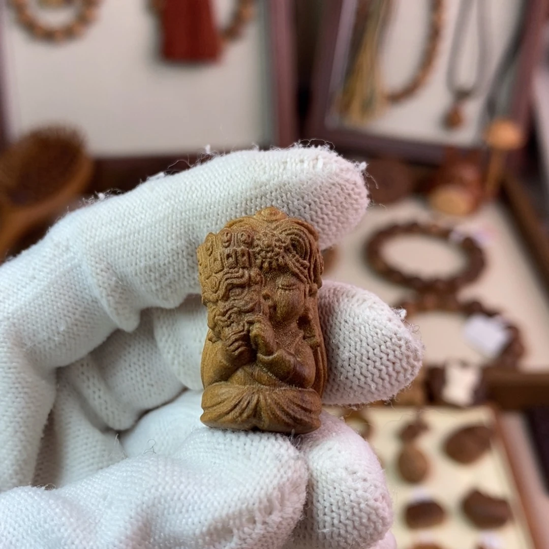 檀香木手串/手链印度迈索尔老山檀福利扎基3.0*1.7