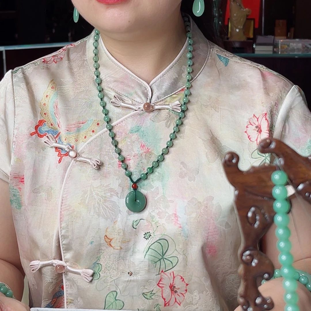 密玉（石英质玉）未镶嵌颈饰