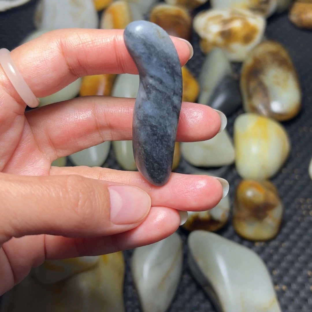 和田玉未镶嵌挂件B66