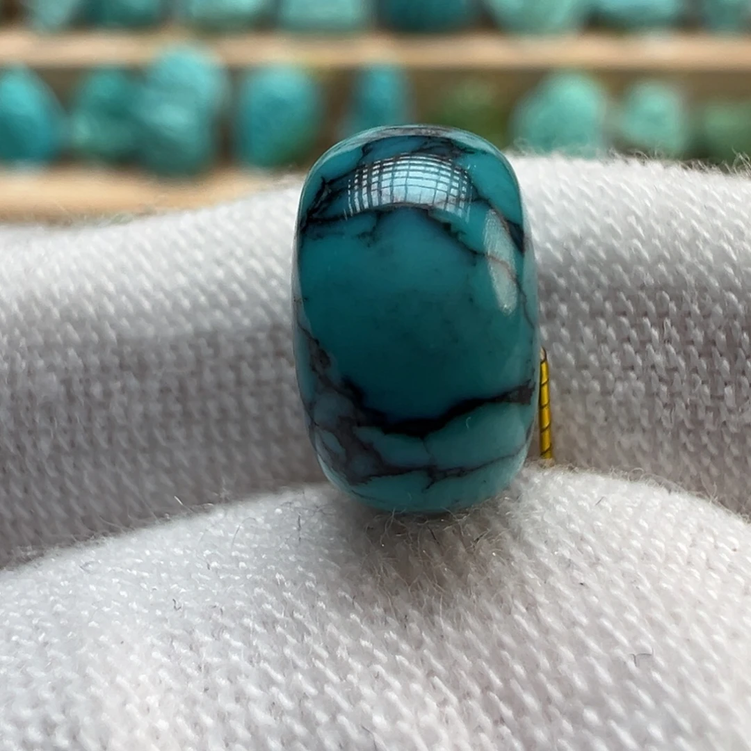 绿松石未镶嵌配饰9.2×5.5