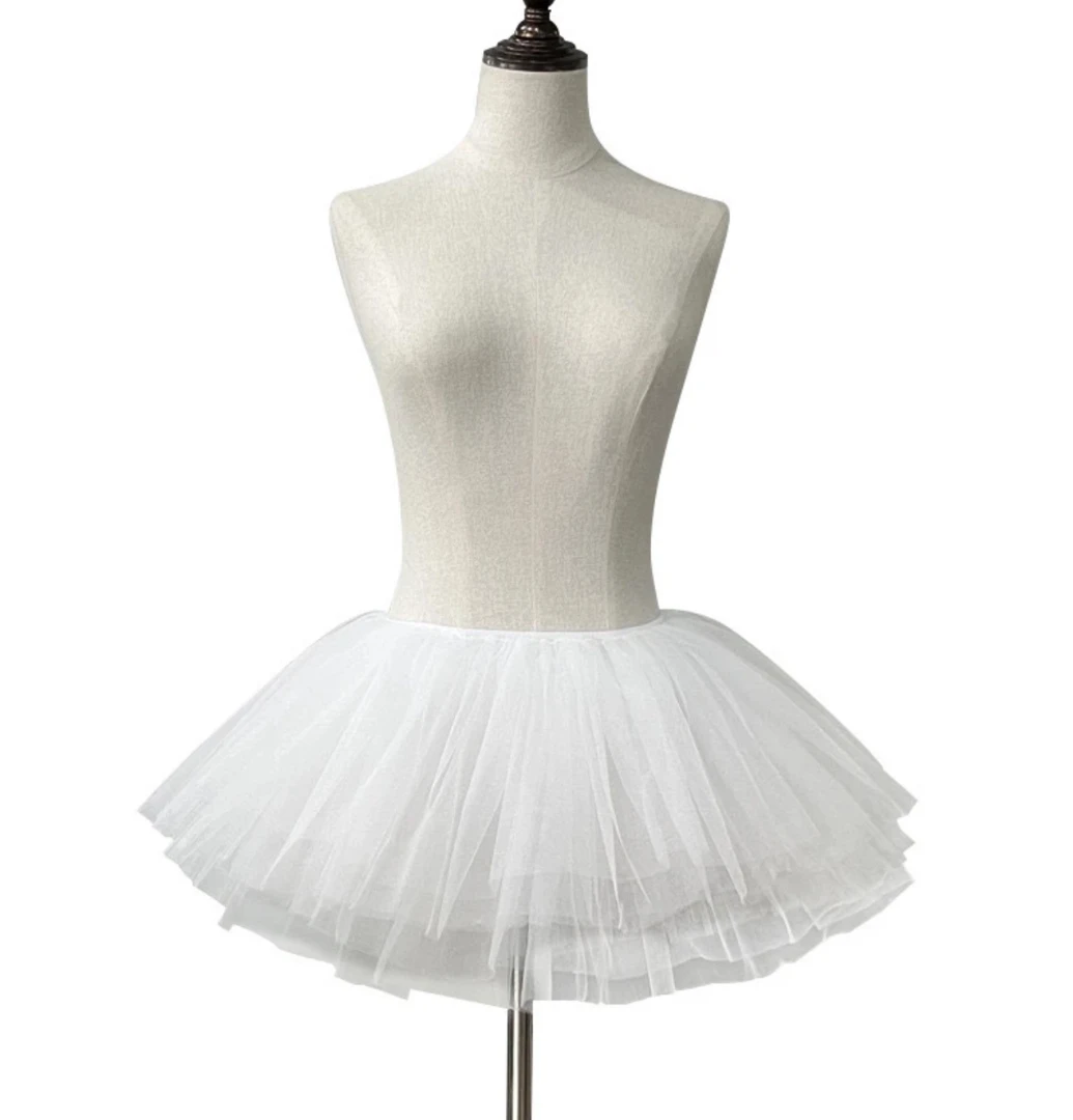 【小野奈子】网纱蓬蓬裙纯欲辣妹松紧蛋糕裙