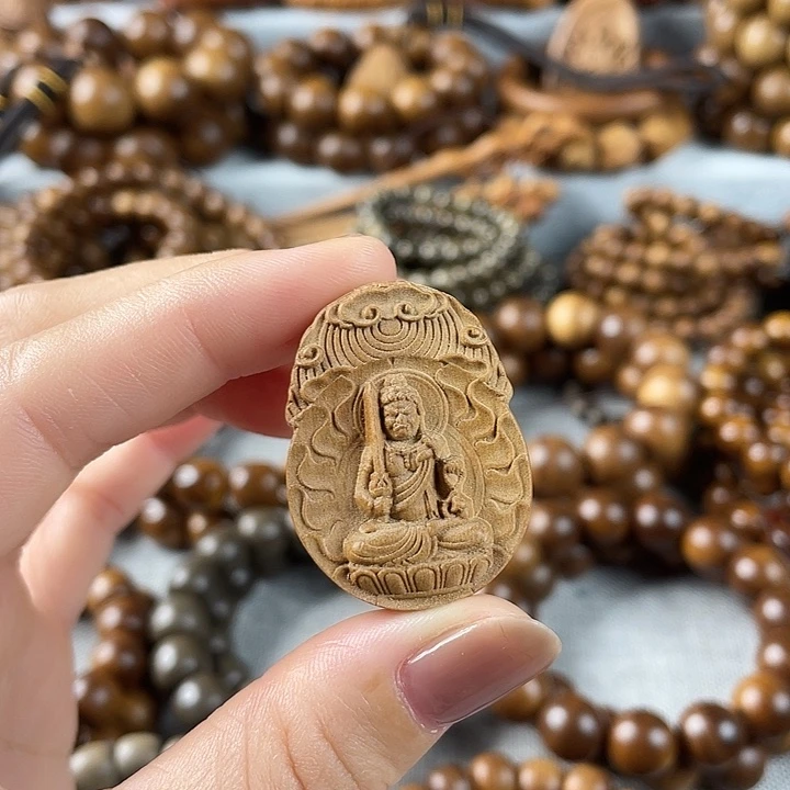 木老山檀鸡生肖守护牌