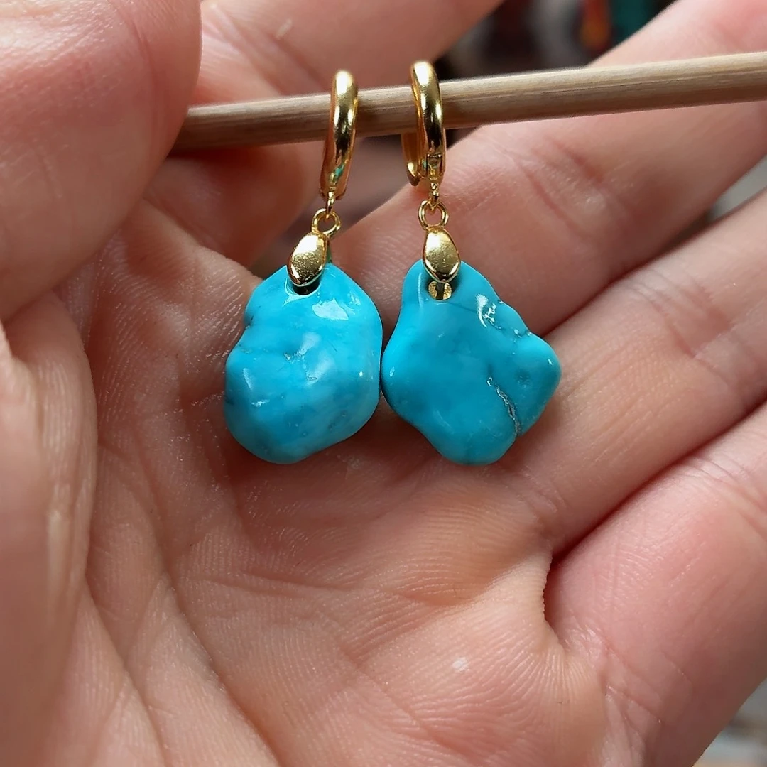 银S925镶嵌绿松石珠宝奇石