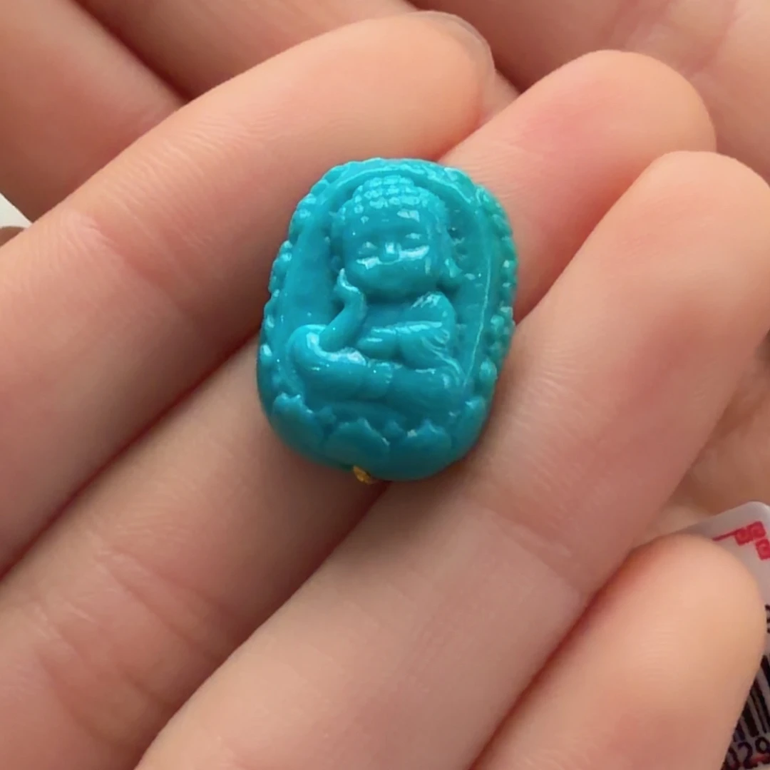 绿松石未镶嵌颈饰