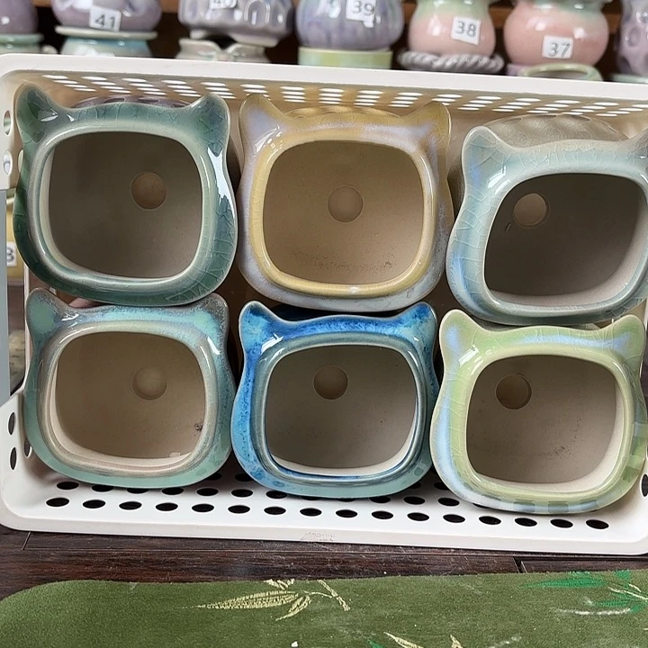 红陶量货/口高深浅搭配发6个