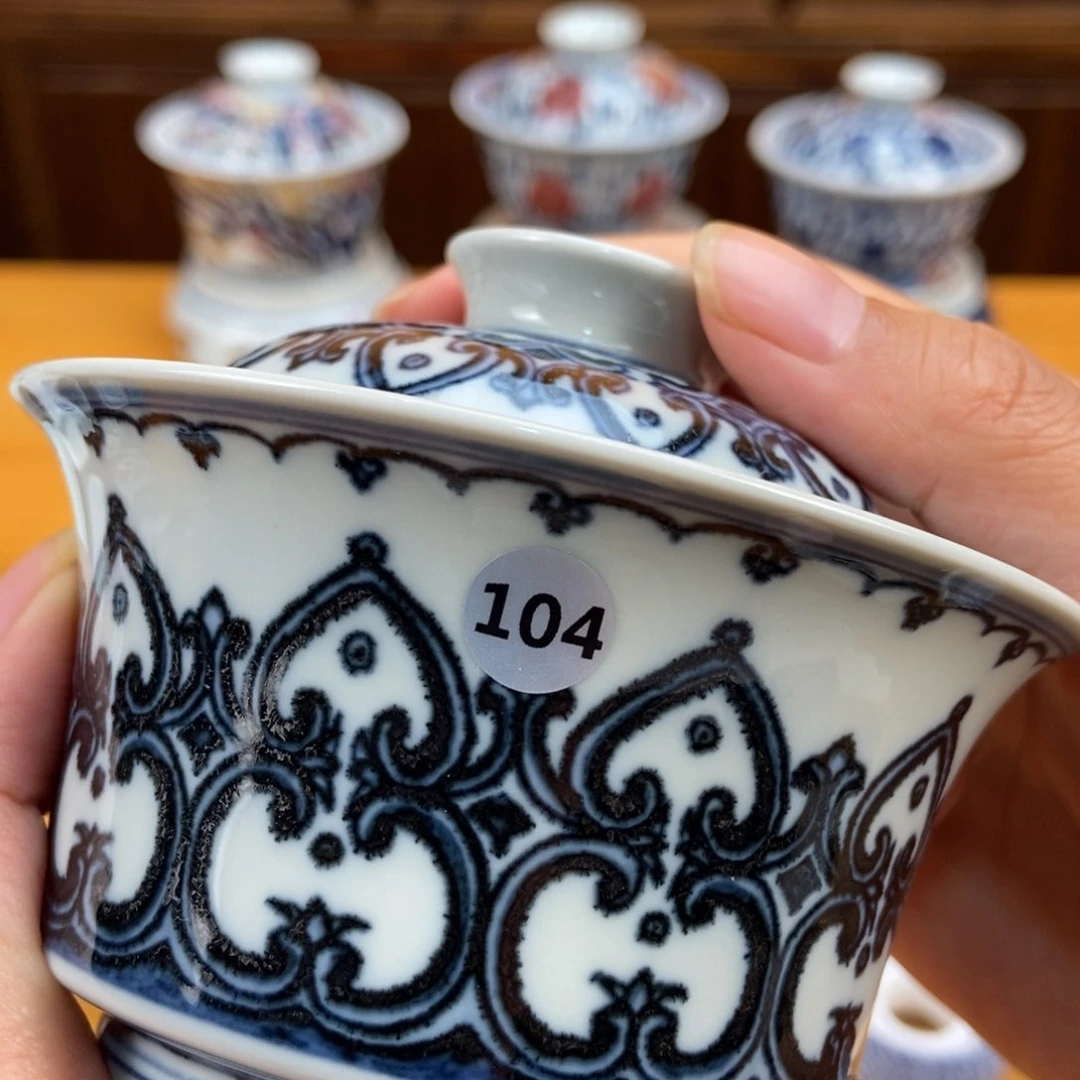 手绘现代茶具非古董