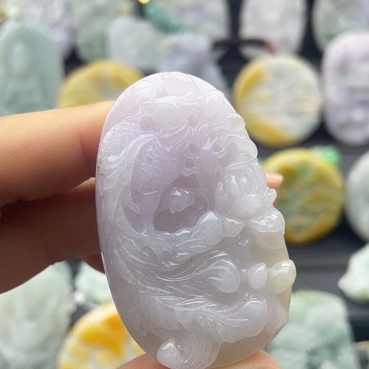 翡翠未镶嵌颈饰天然翡翠