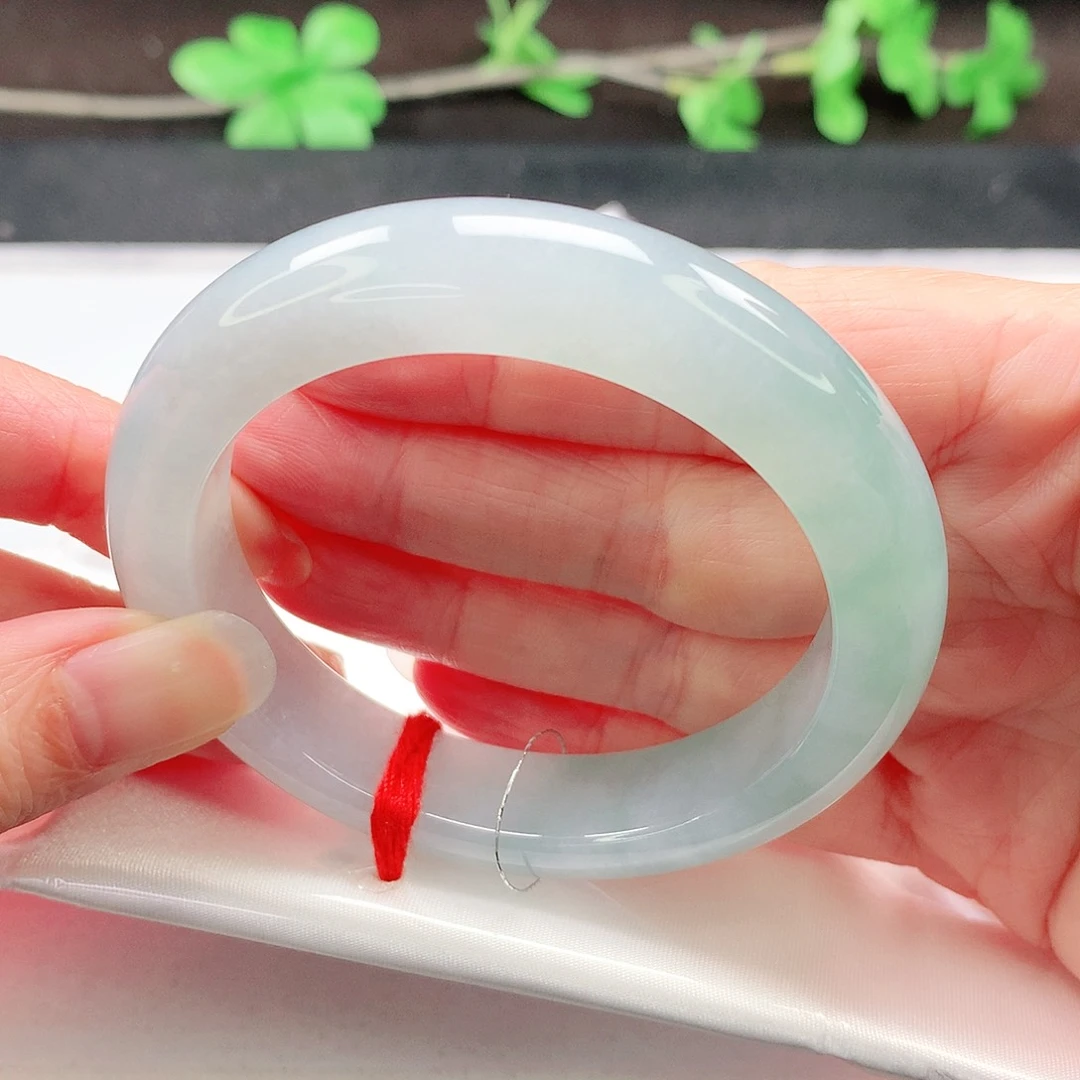 翡翠未镶嵌手镯54圈