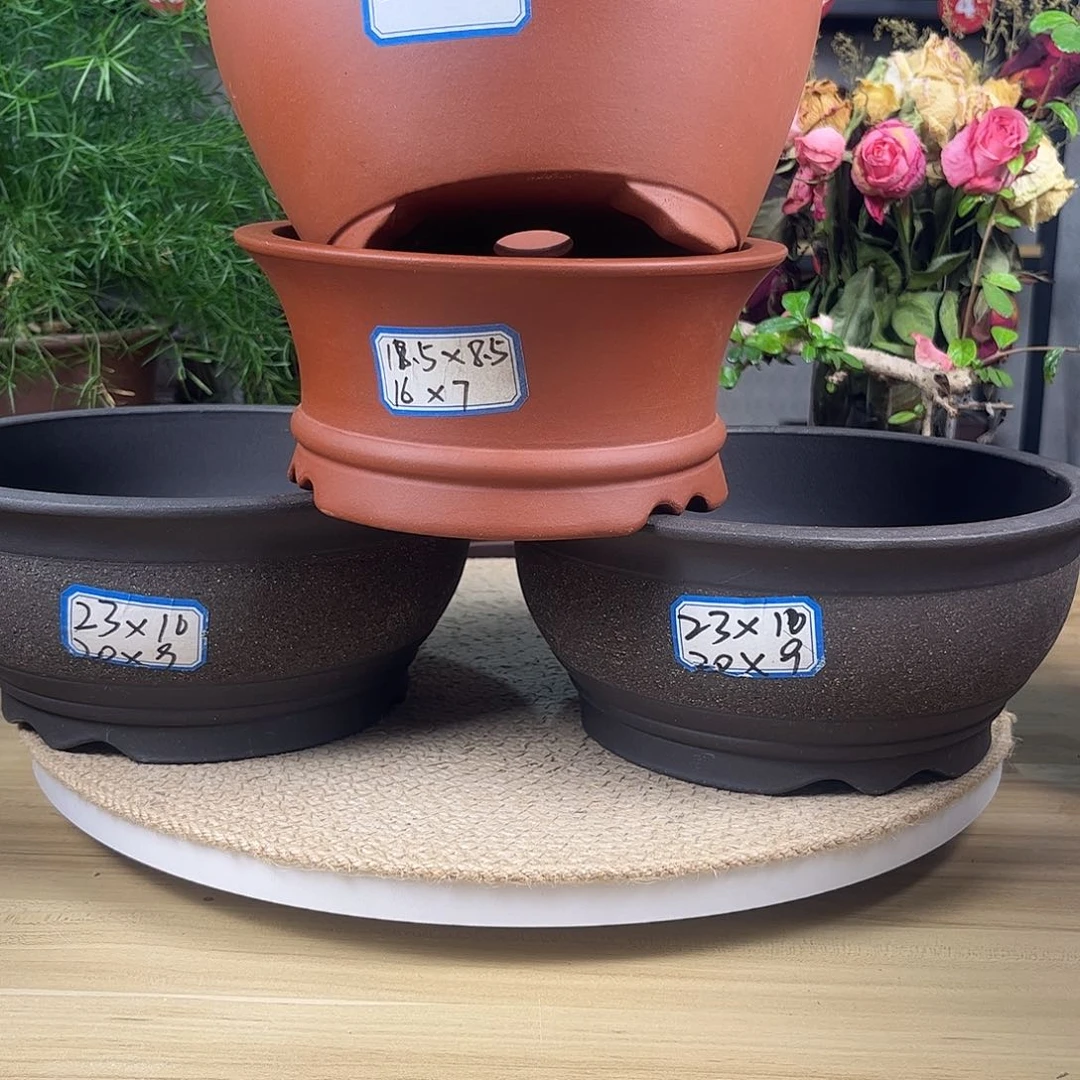 紫砂花盆紫砂花盆