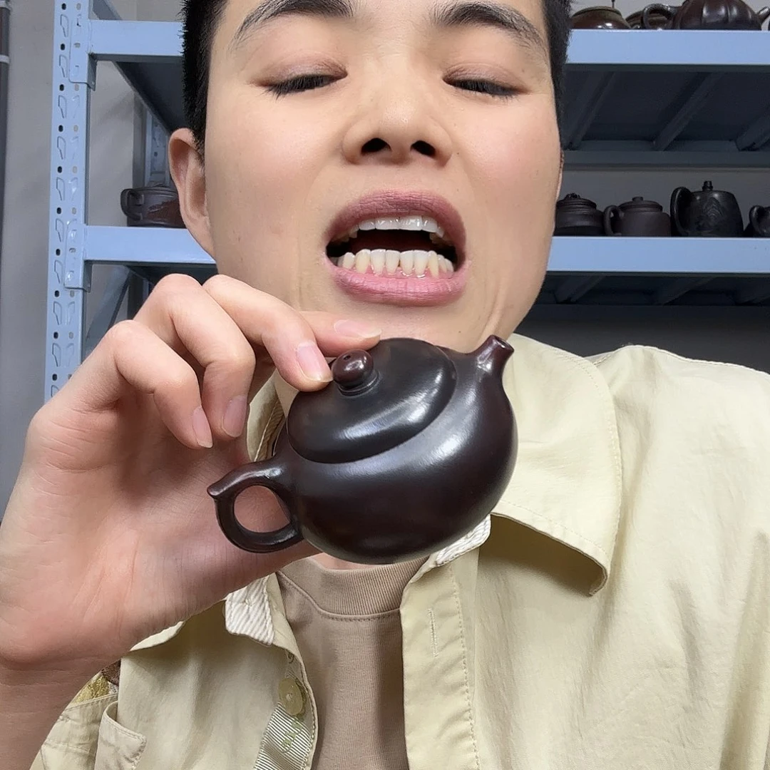 茶壶紫砂民间手艺人全手工制作