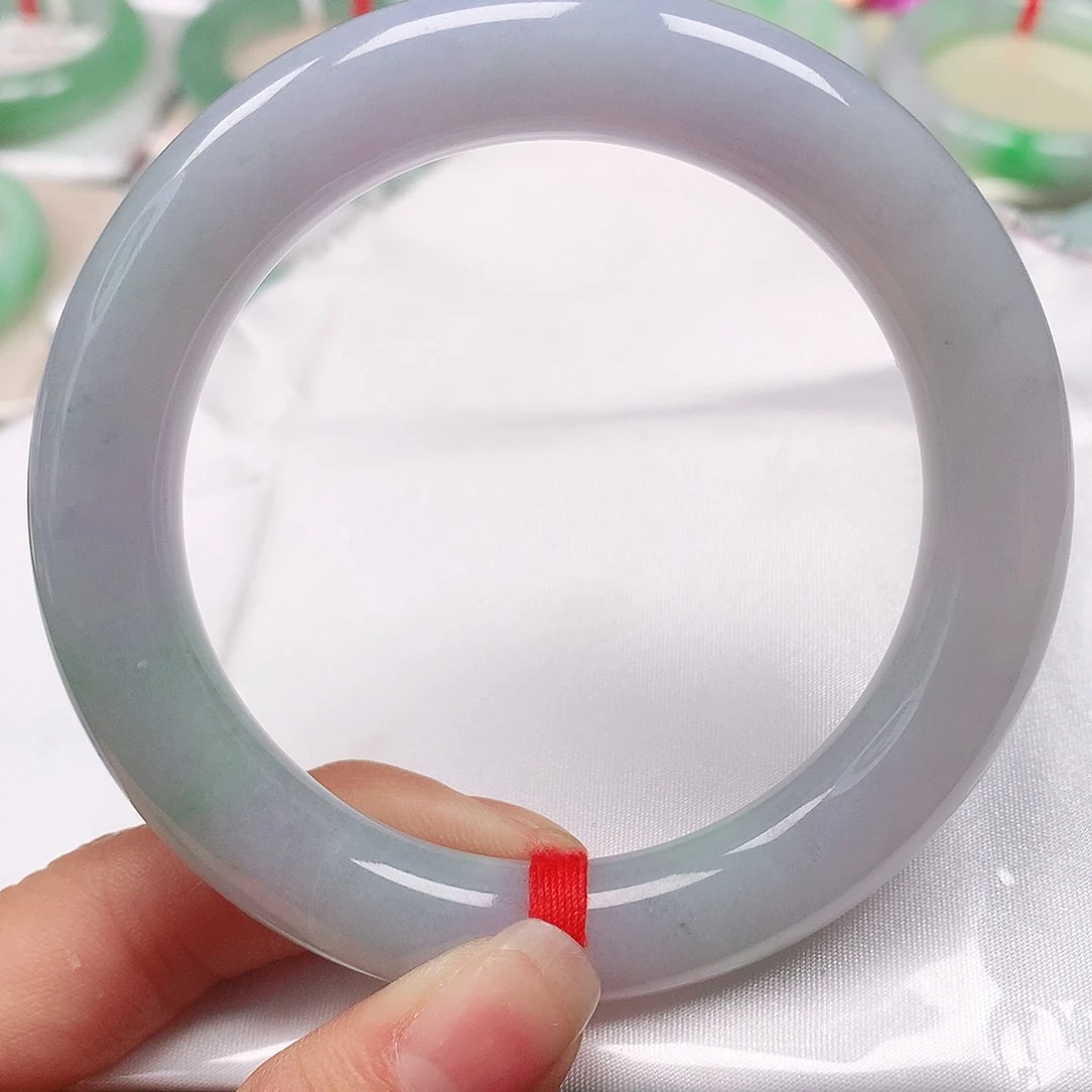 翡翠手镯（圆镯）未镶嵌天然翡翠手镯56