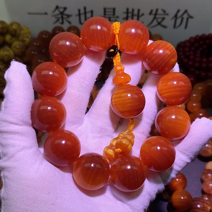 松木（琥珀木）手串/手链2.1 包浆高货