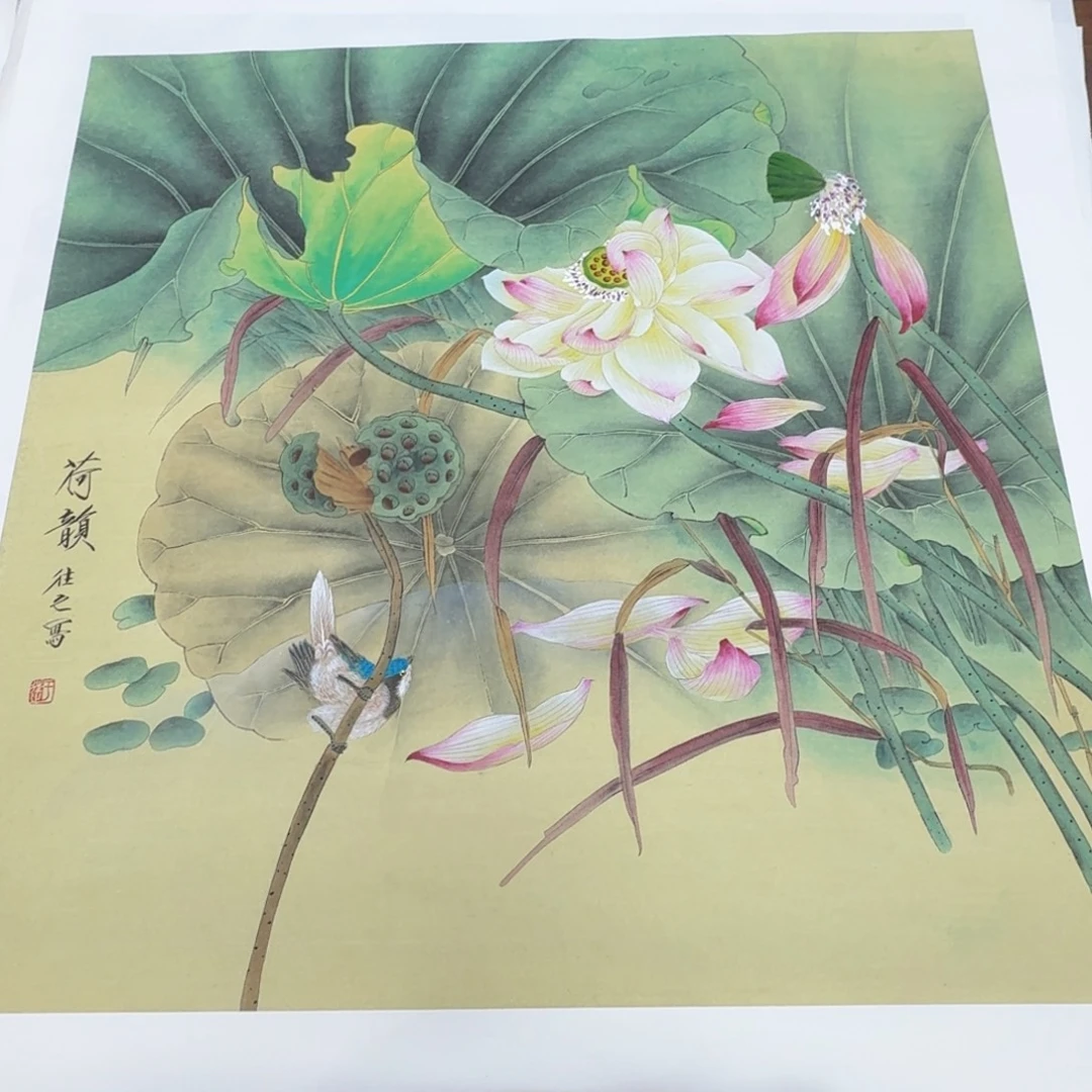 国画国画作品山水花鸟