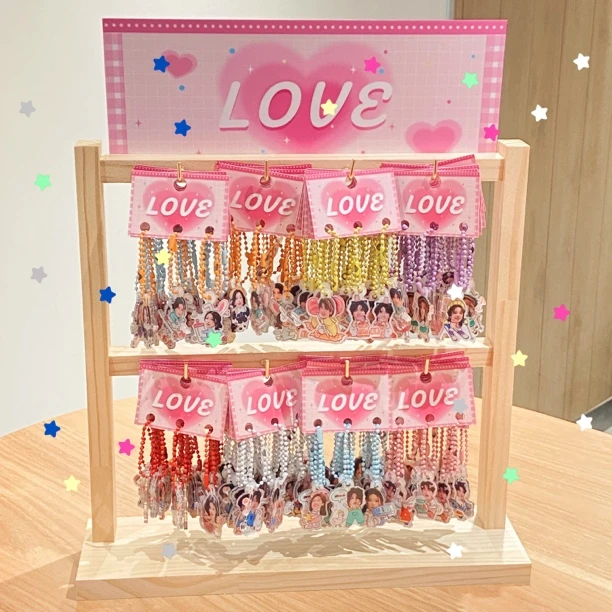 带架发货 2462 3孔架装挂件牌 +木头展架