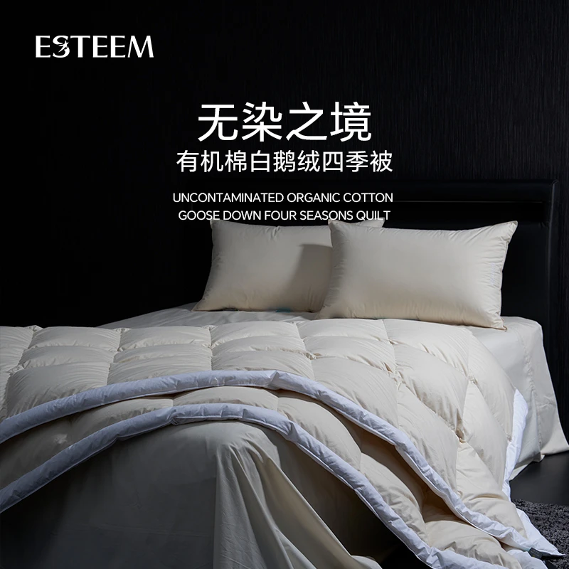 ESTEEM/宜庭无染之境生态有机棉白鹅绒四季被
