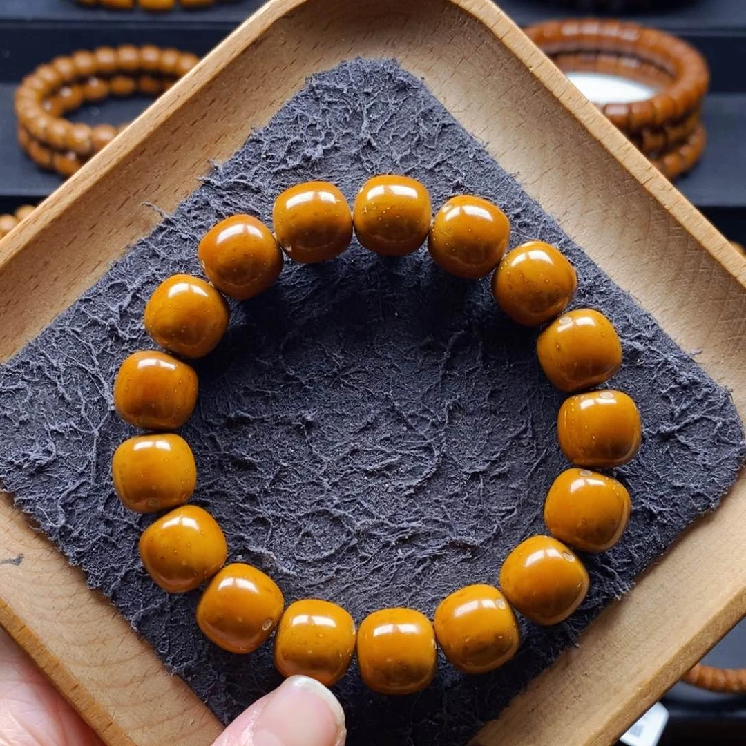 紫金鼠手串12.9mm近实心老型