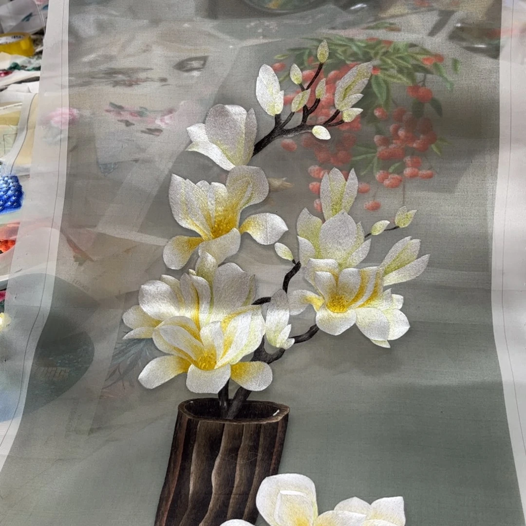 织绣西**沙苏绣艺术类专业知识陆老师