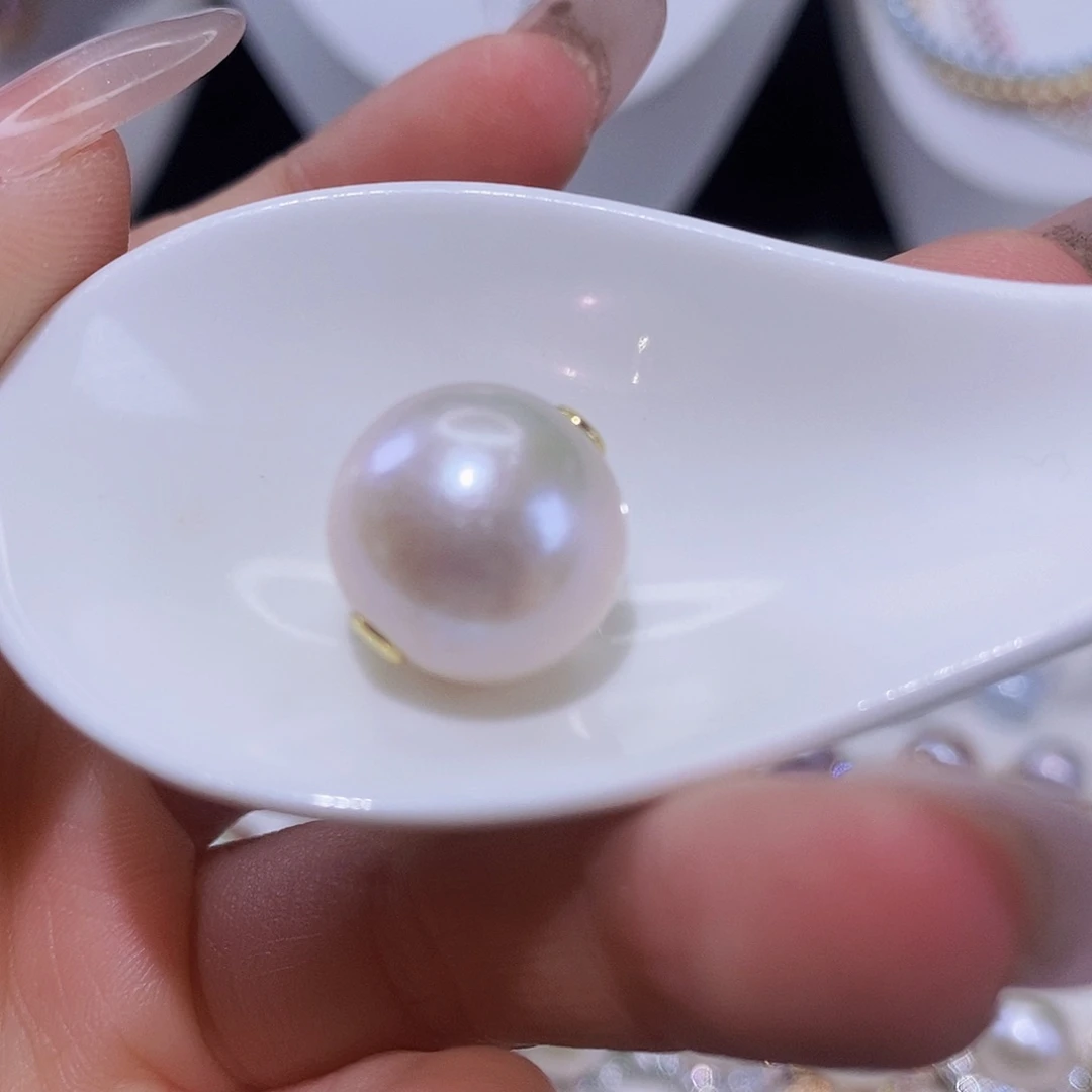 淡水珍珠颈饰银S925镶嵌
