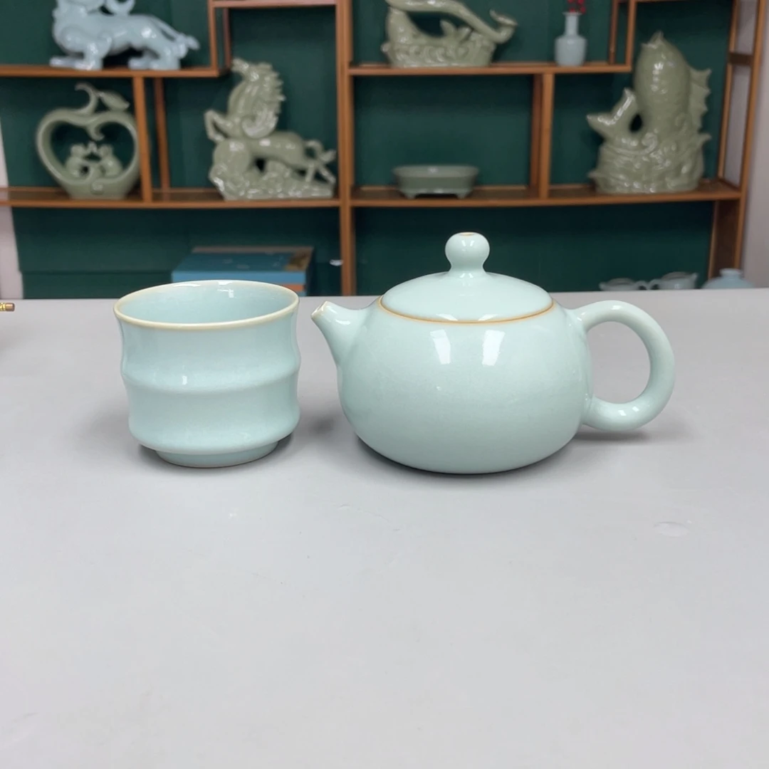 佛***居瓷壶加杯赵琳老师不带礼盒送茶水巾