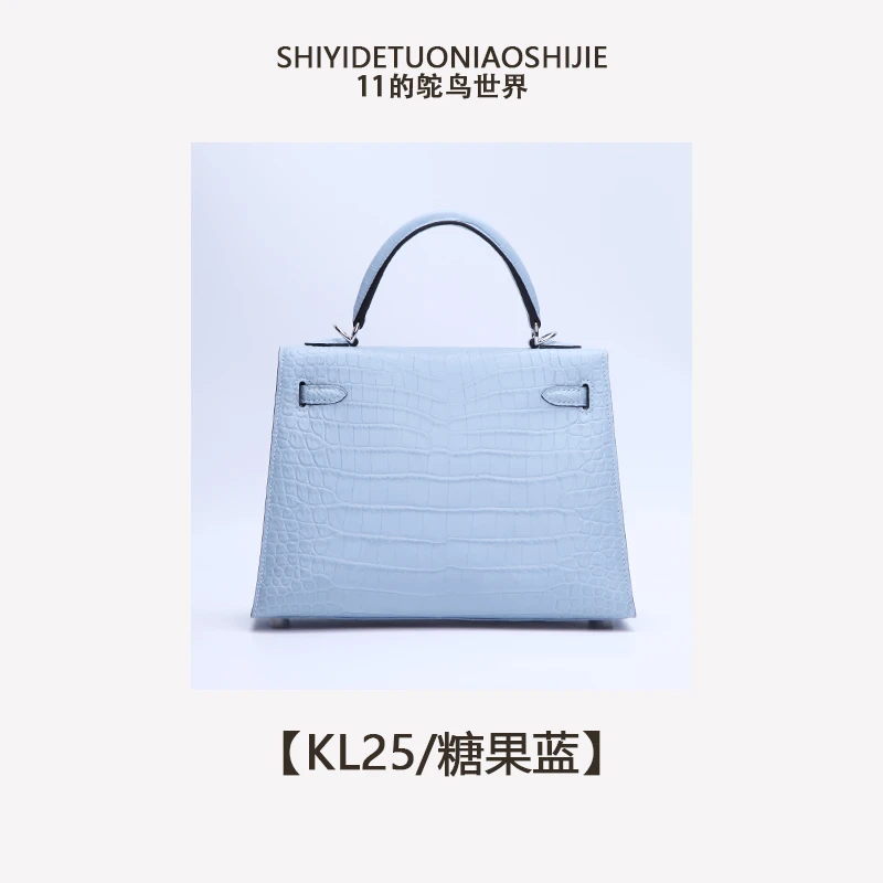 【11的鸵鸟世界】V81-KL25哑光鳄鱼斜挎气质女包高级轻奢