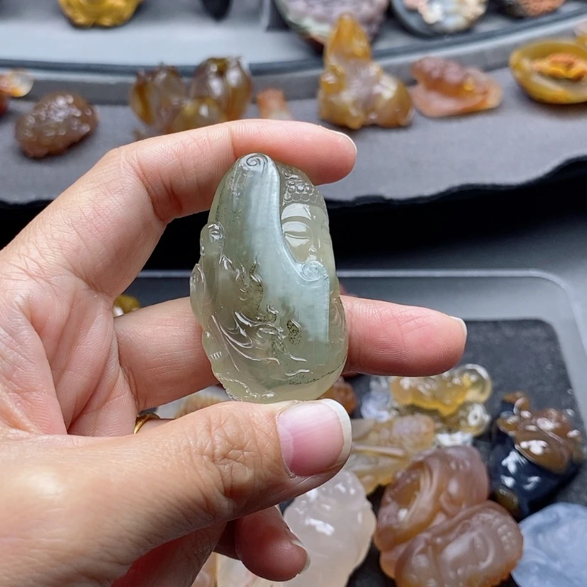 【闪购商品】未镶嵌吊坠定制玛瑙