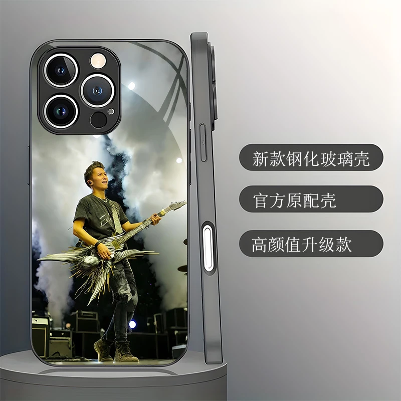 谢霆锋演唱会玻璃壳防摔手机壳适用苹果/华为/荣耀/VIVO/OPPO小米